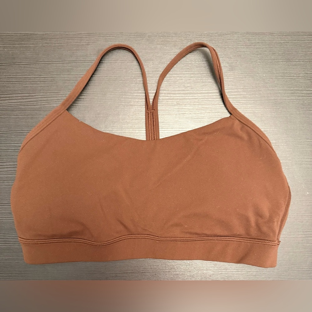 Lululemon Flow Y Sports Bra in brown XL